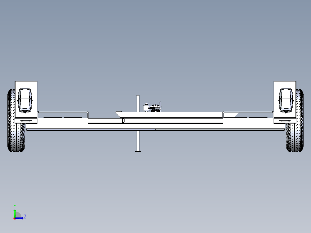 2.5Kg拖车3D数模图纸+STEP格式