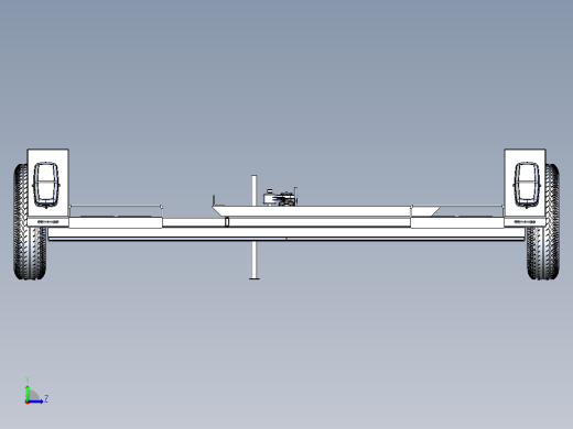 2.5Kg拖车3D数模图纸+STEP格式缩略图