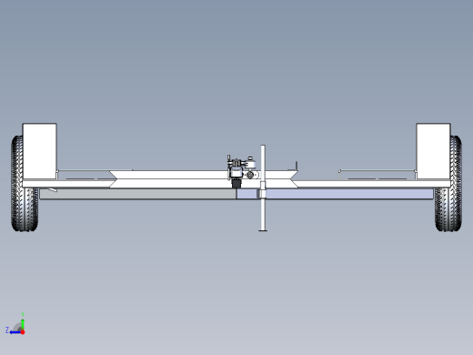 2.5Kg拖车3D数模图纸+STEP格式缩略图