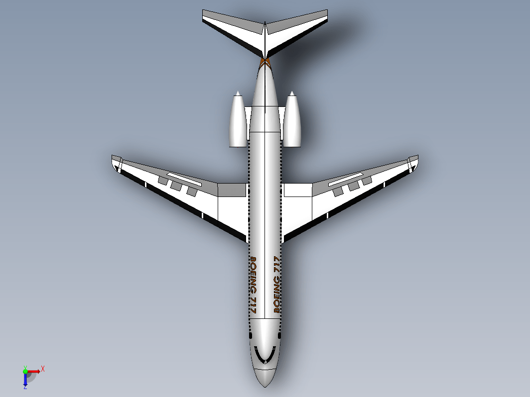 波音717-200飞机