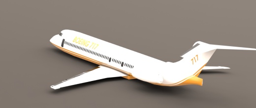 波音717-200飞机缩略图