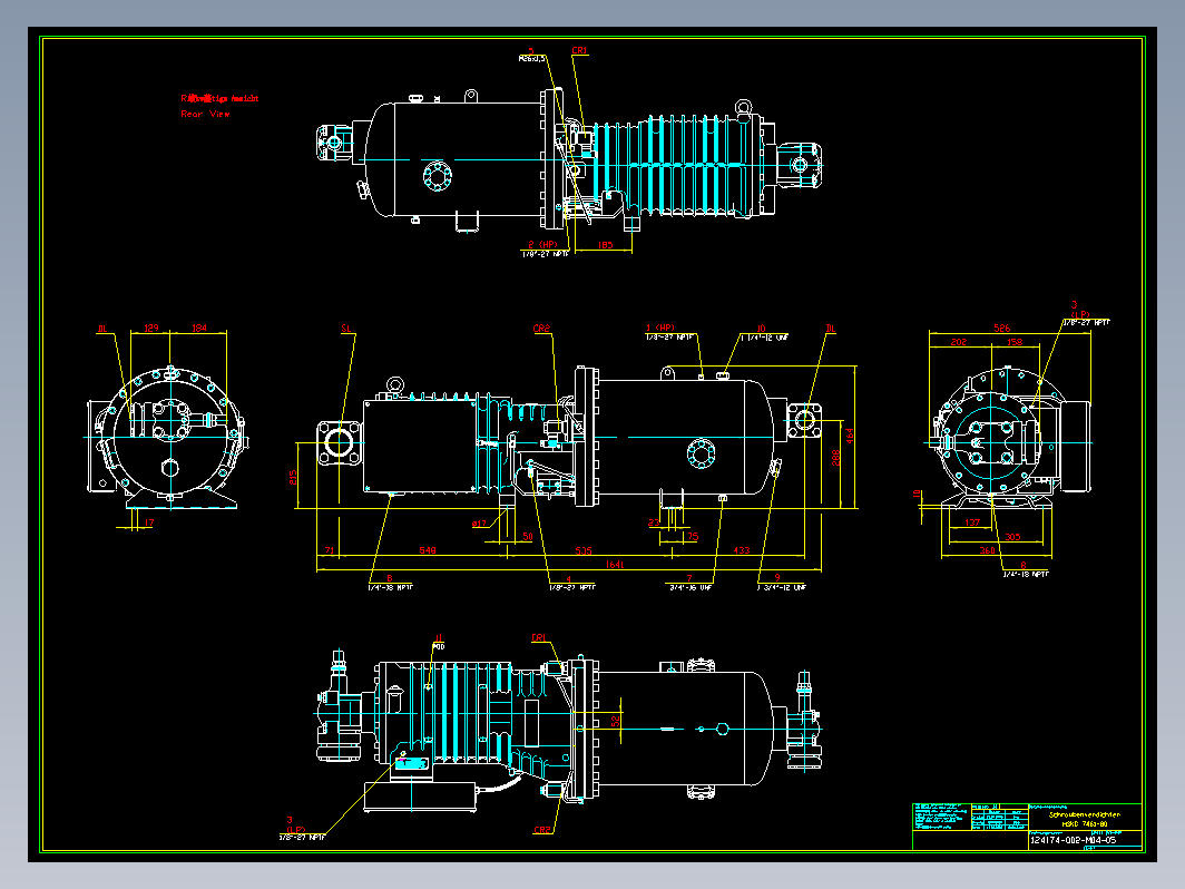 整体型螺杆压缩机