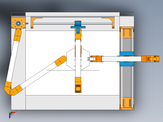 三轴机械结构3D图纸 Solidworks设计缩略图