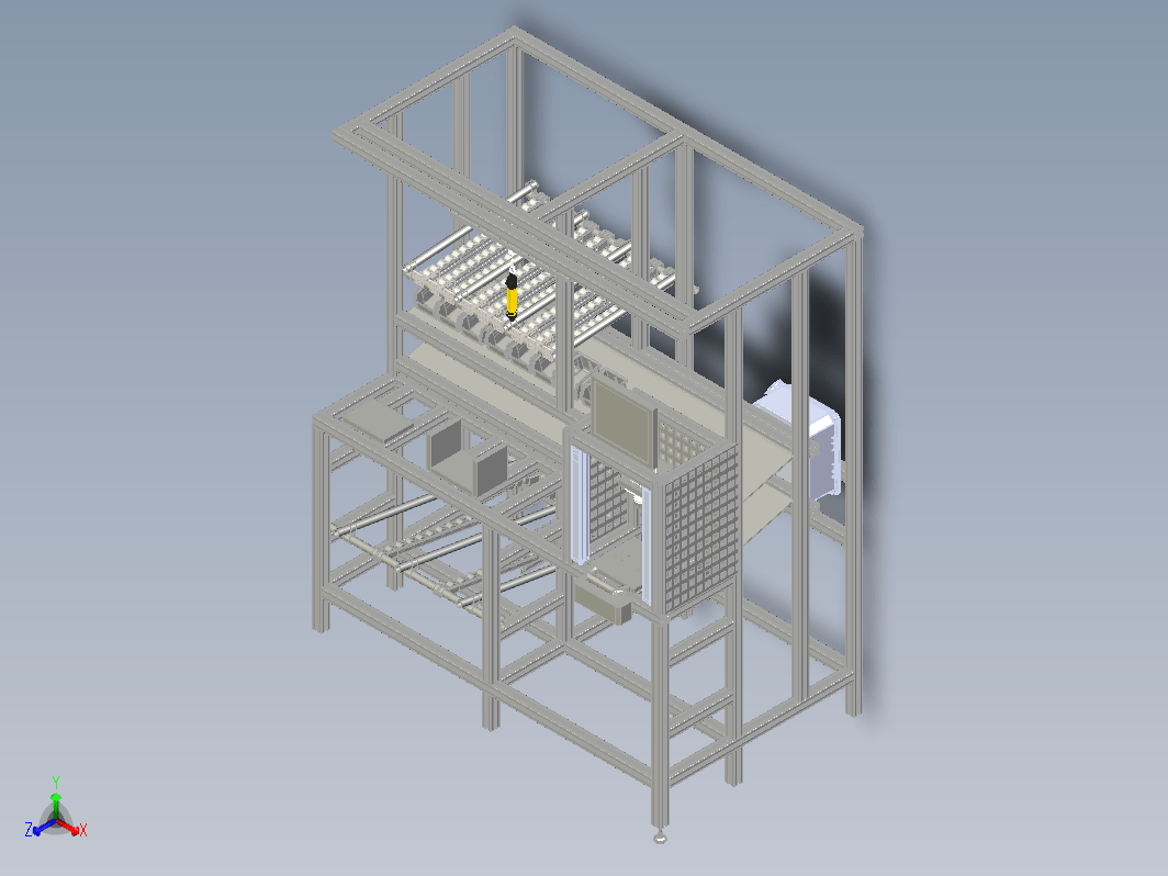 挤压铝分析站3D