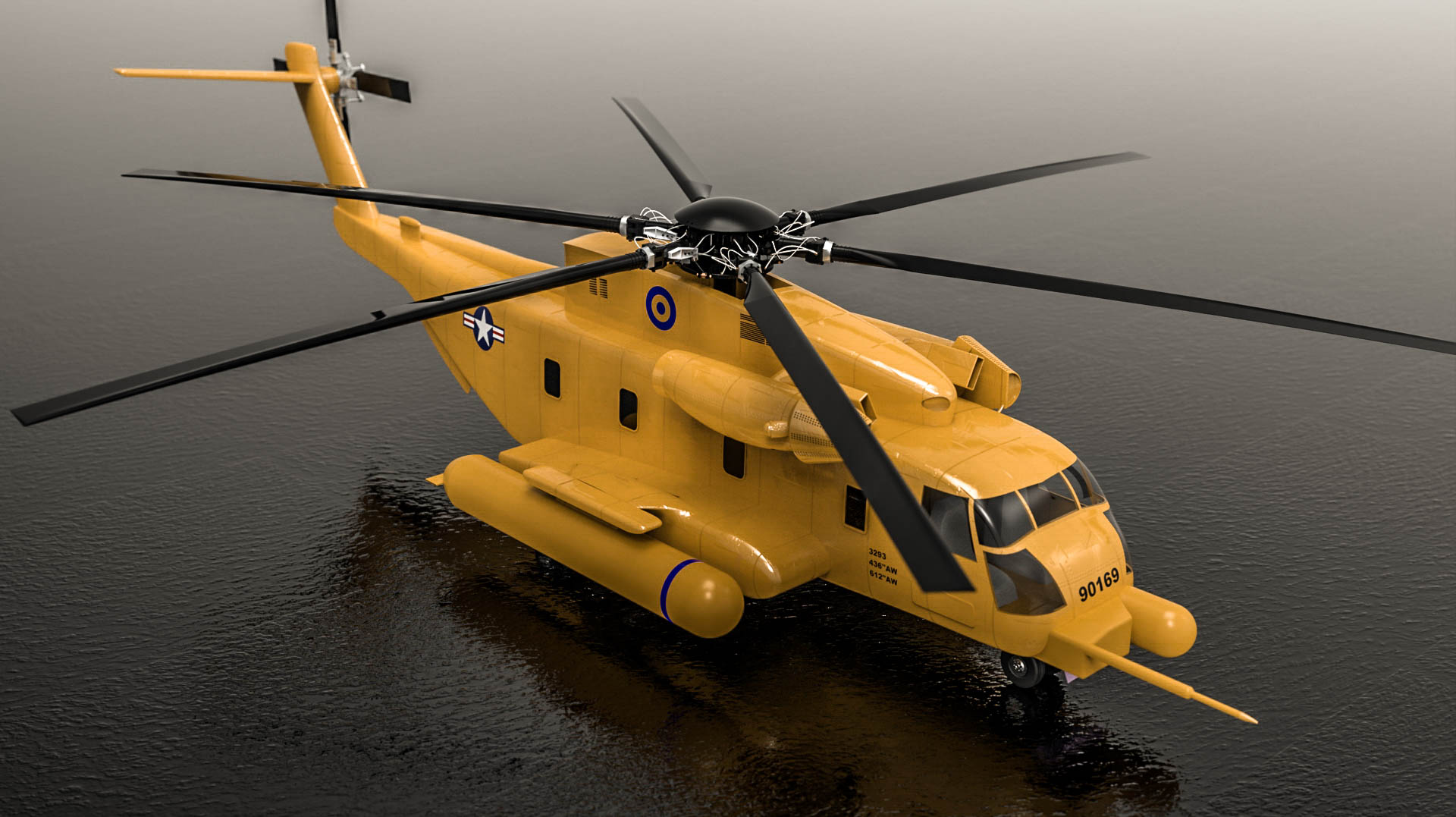 MH-53直升机模型
