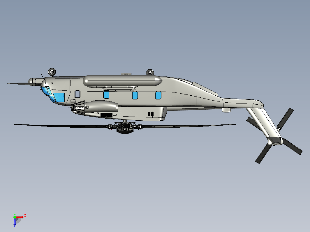 MH-53直升机模型