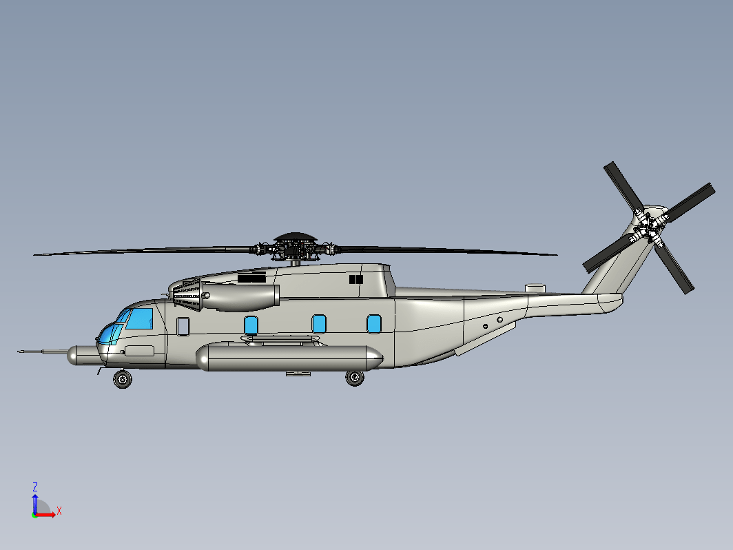 MH-53直升机模型