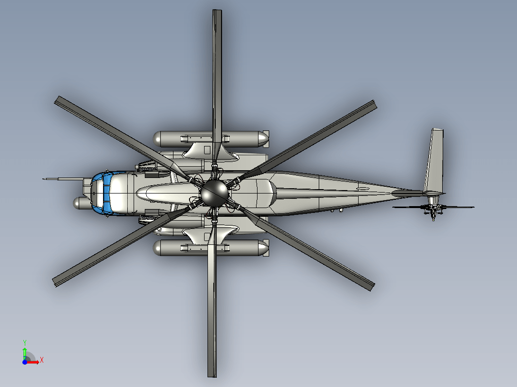 MH-53直升机模型