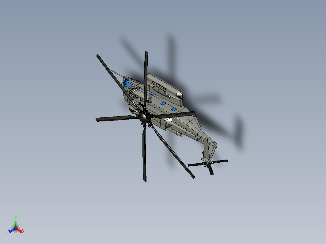 MH-53直升机模型