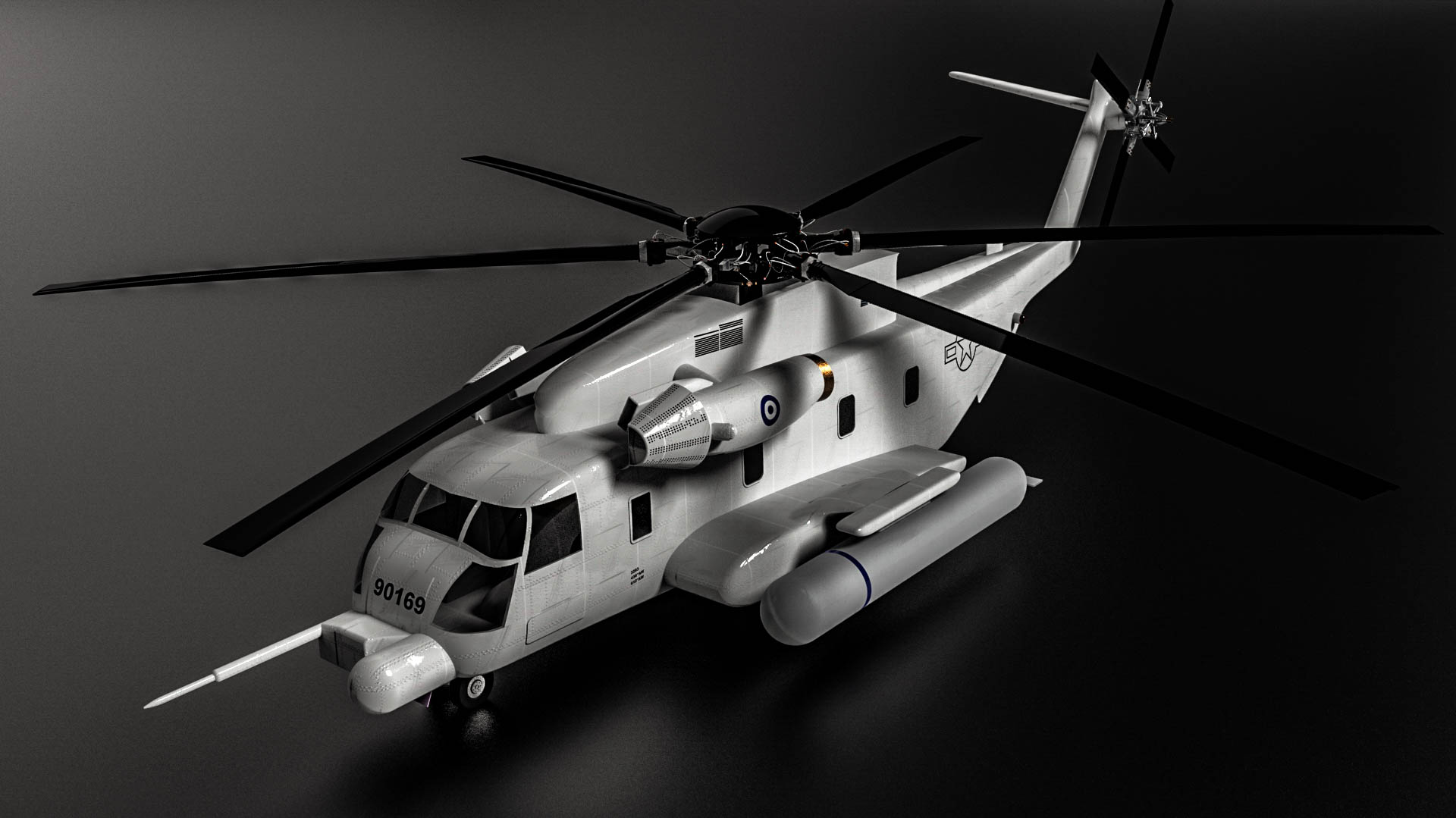 MH-53直升机模型