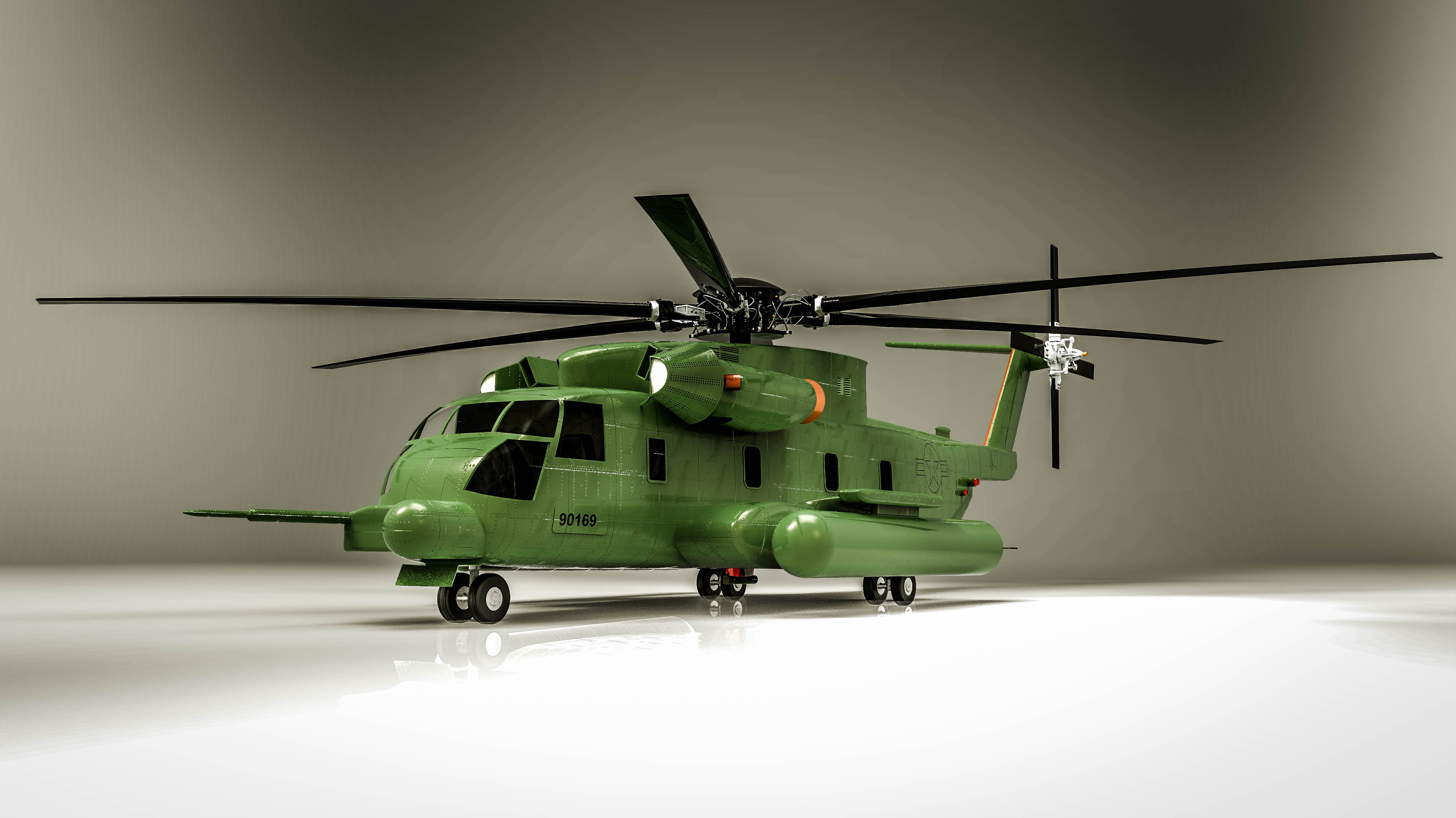 MH-53直升机模型