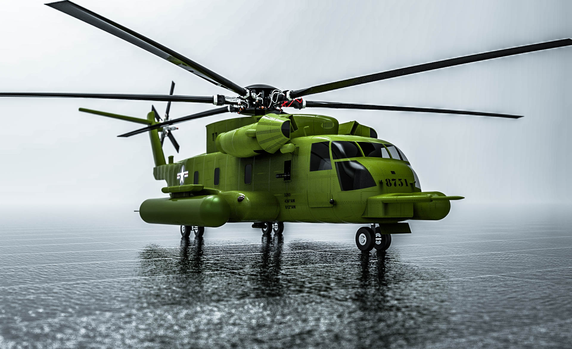 MH-53直升机模型