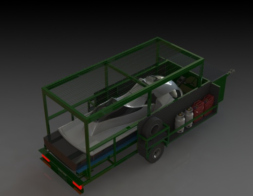 游艇拖车 domocad3d 缩略图