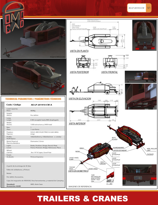 游艇拖车 domocad3d 缩略图