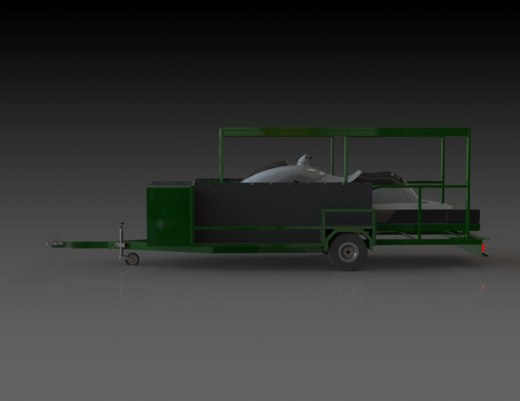 游艇拖车 domocad3d 缩略图