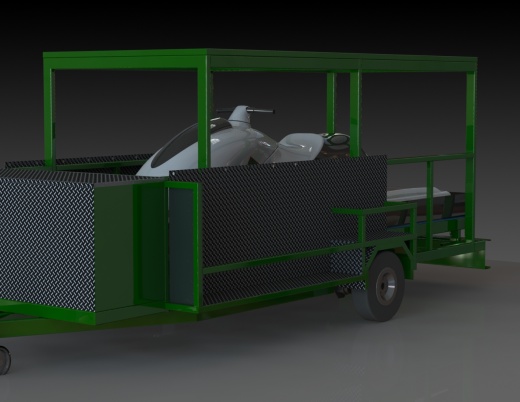 游艇拖车 domocad3d 缩略图