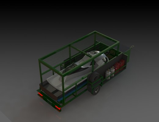 游艇拖车 domocad3d 缩略图