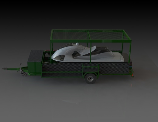 游艇拖车 domocad3d 缩略图