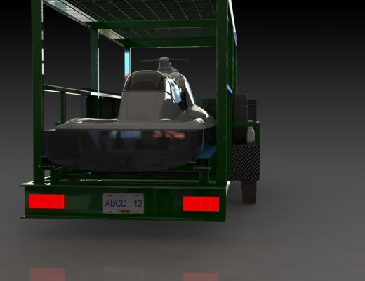 游艇拖车 domocad3d 缩略图