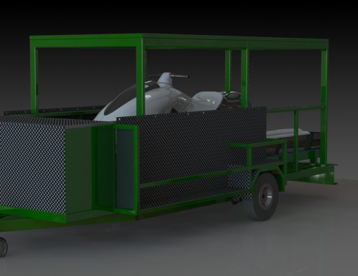游艇拖车 domocad3d 缩略图