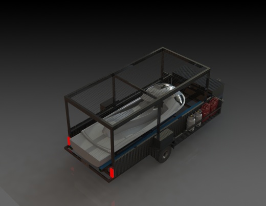 游艇拖车 domocad3d 缩略图