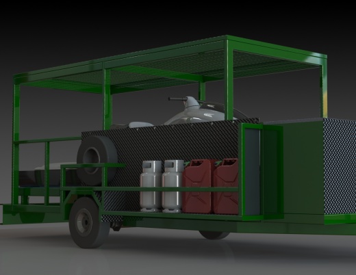 游艇拖车 domocad3d 缩略图