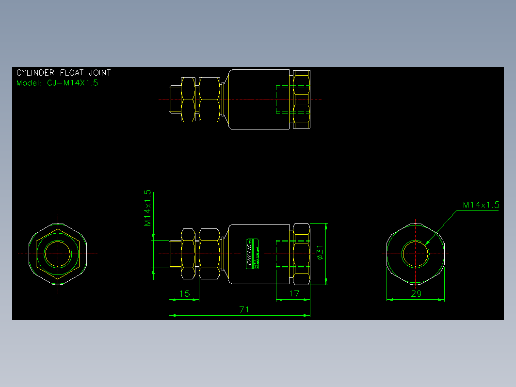 气缸 CjM1415