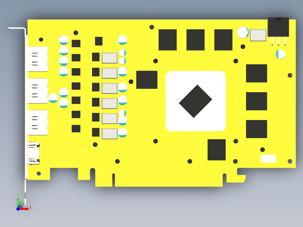 电路板 主板 amd-radeon-rx-480-8gb STP