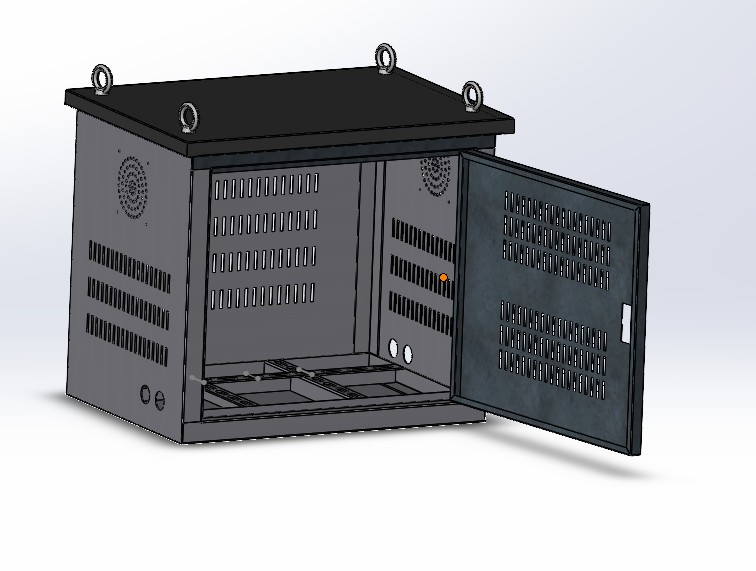 30KVA-550x500x400小配电柜小机柜钣金结构