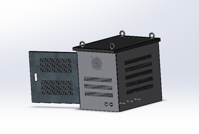 30KVA-550x500x400小配电柜小机柜钣金结构