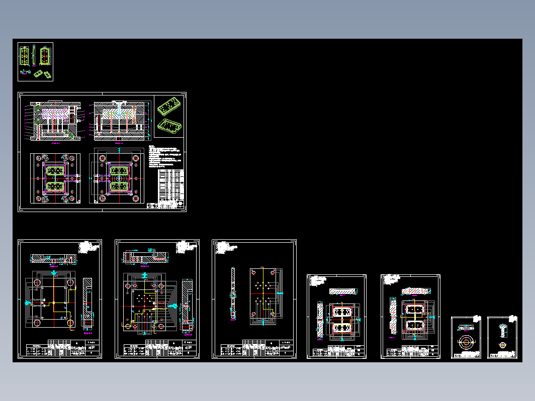 插线板面板上座注塑模具设计【电源插线板面板模具设计】三维UG6.0无参+CAD+说明书