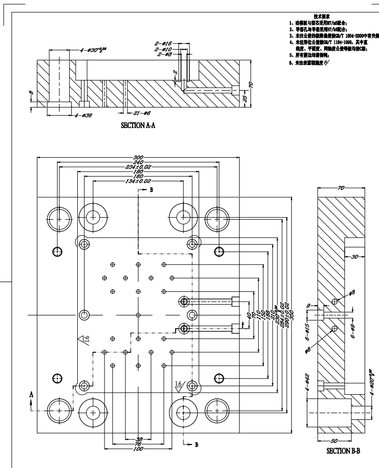 插线板面板上座注塑模具设计【电源插线板面板模具设计】三维UG6.0无参+CAD+说明书