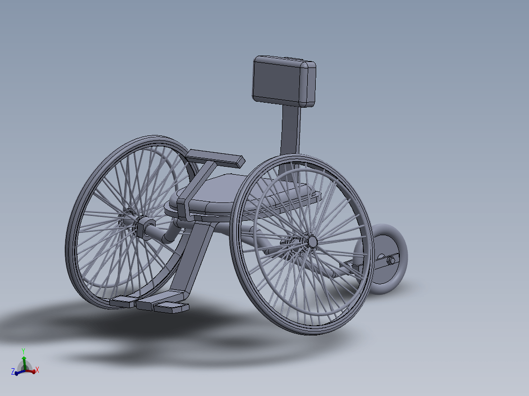 Wheel Chair轮椅模型
