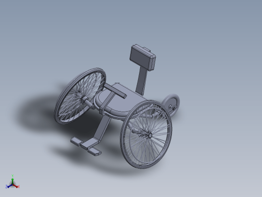 Wheel Chair轮椅模型缩略图