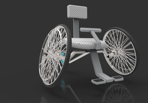 Wheel Chair轮椅模型缩略图
