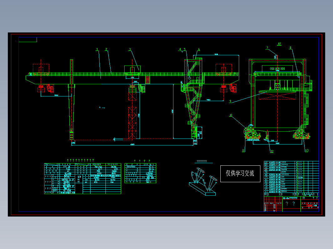 45t-40m轨道式集装箱门式起重机