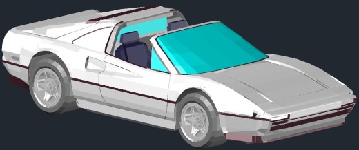 CAD三维小车8