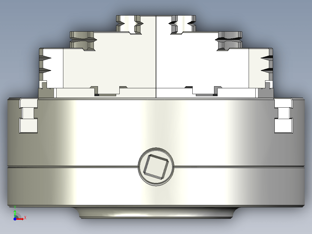 三爪卡盘简易模型 3-jaw-chuck