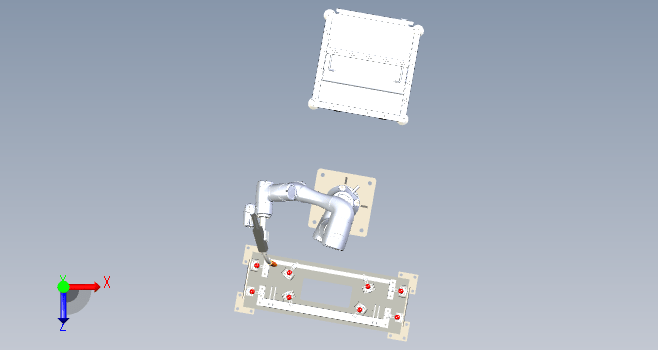 F0489-机器人焊接夹具机