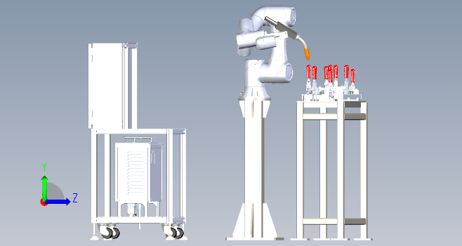 F0489-机器人焊接夹具机