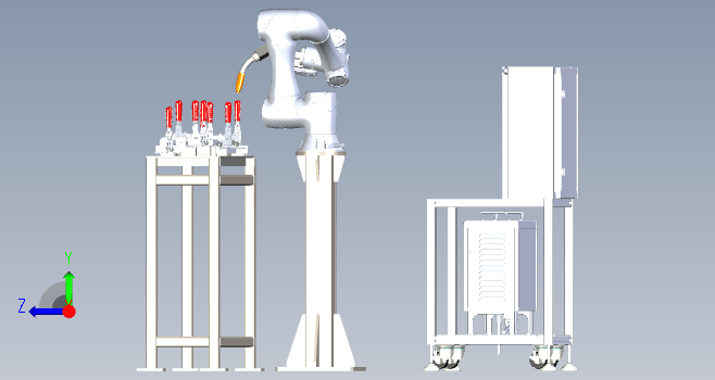 F0489-机器人焊接夹具机