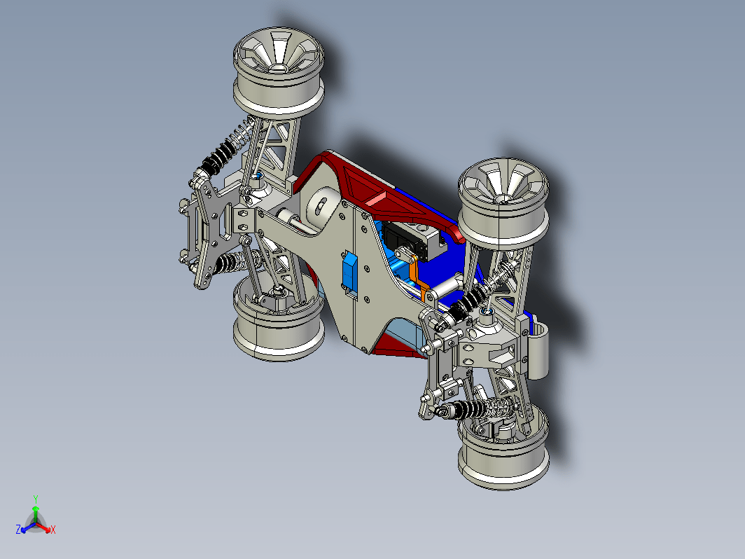 OpenRC 1_10 Truggy四驱车(CATIA设计版)