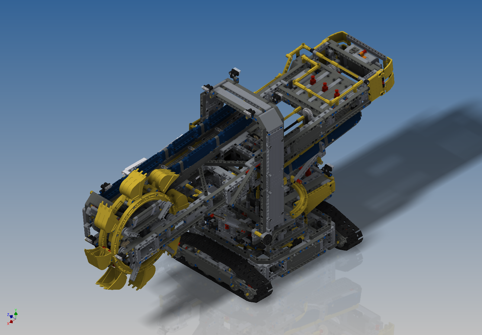 LEGO乐高科技42055斗轮挖掘机
