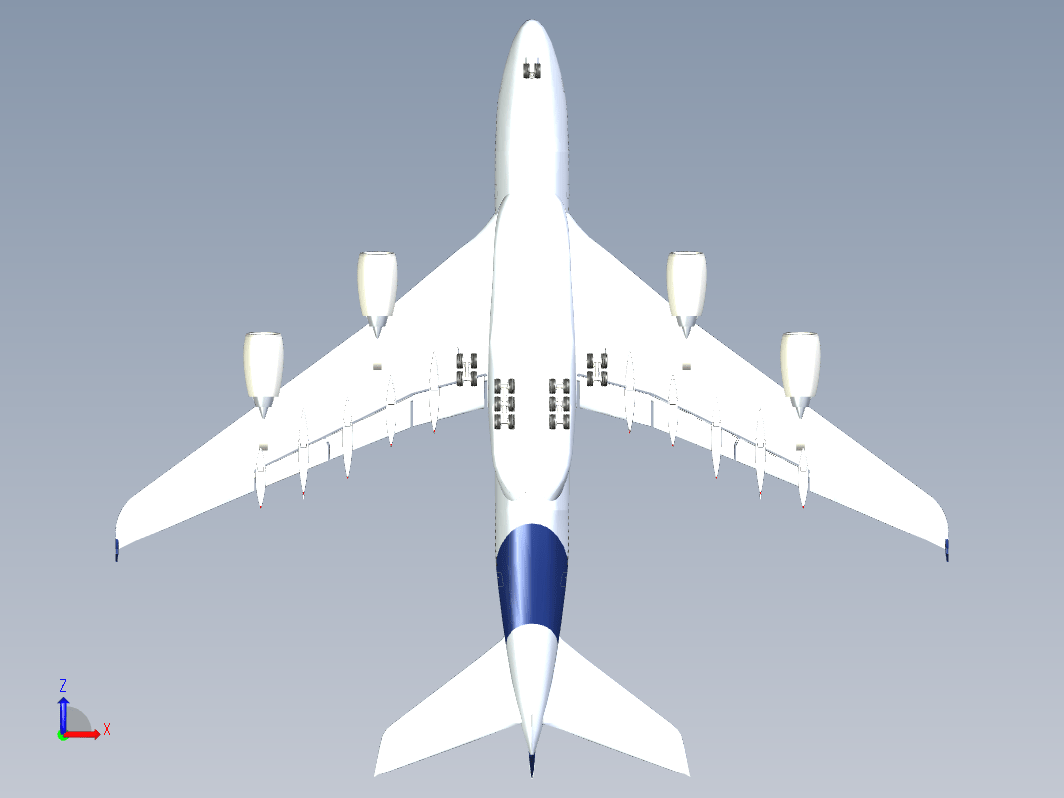 F0600-空客A380-800飞机模型