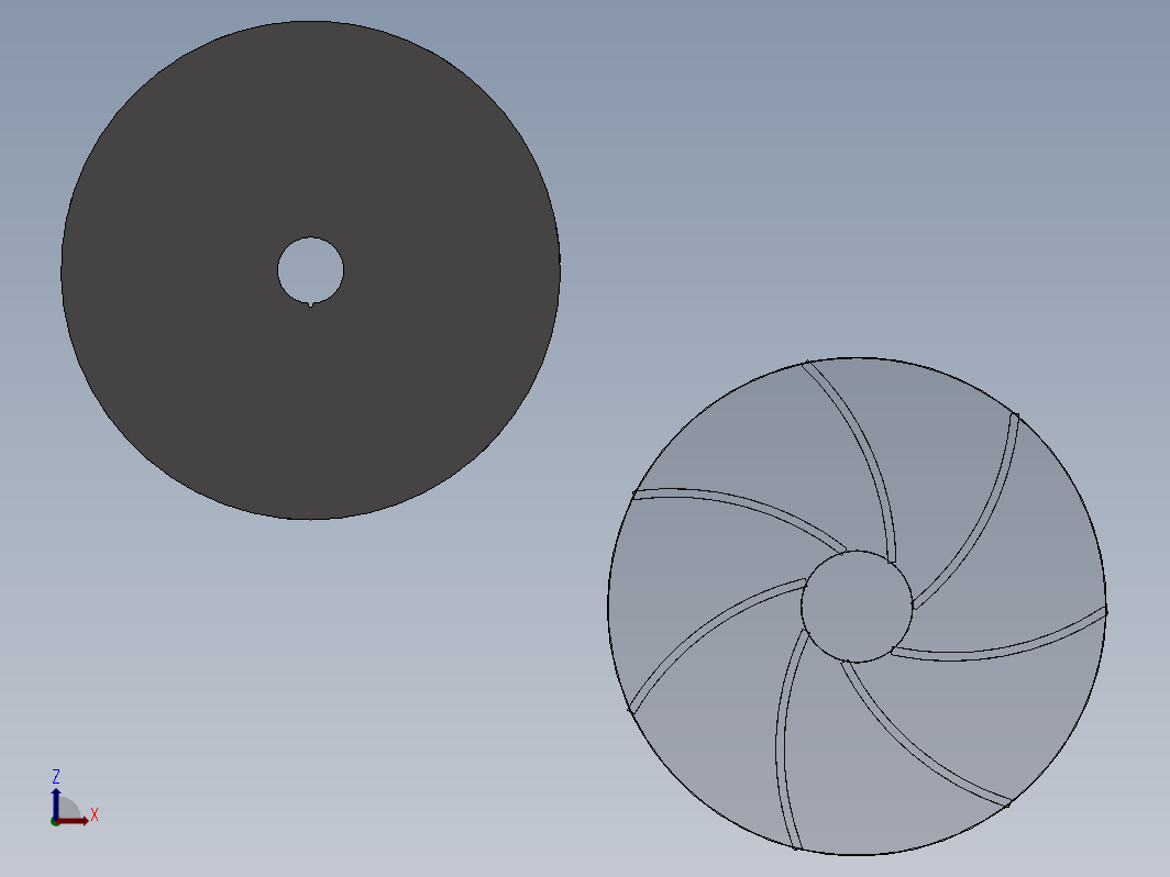 Solidworks 中的离心叶片叶轮设计