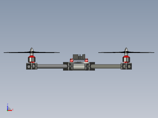 简易无人机四旋翼机机架 Drone quadcopter frame缩略图