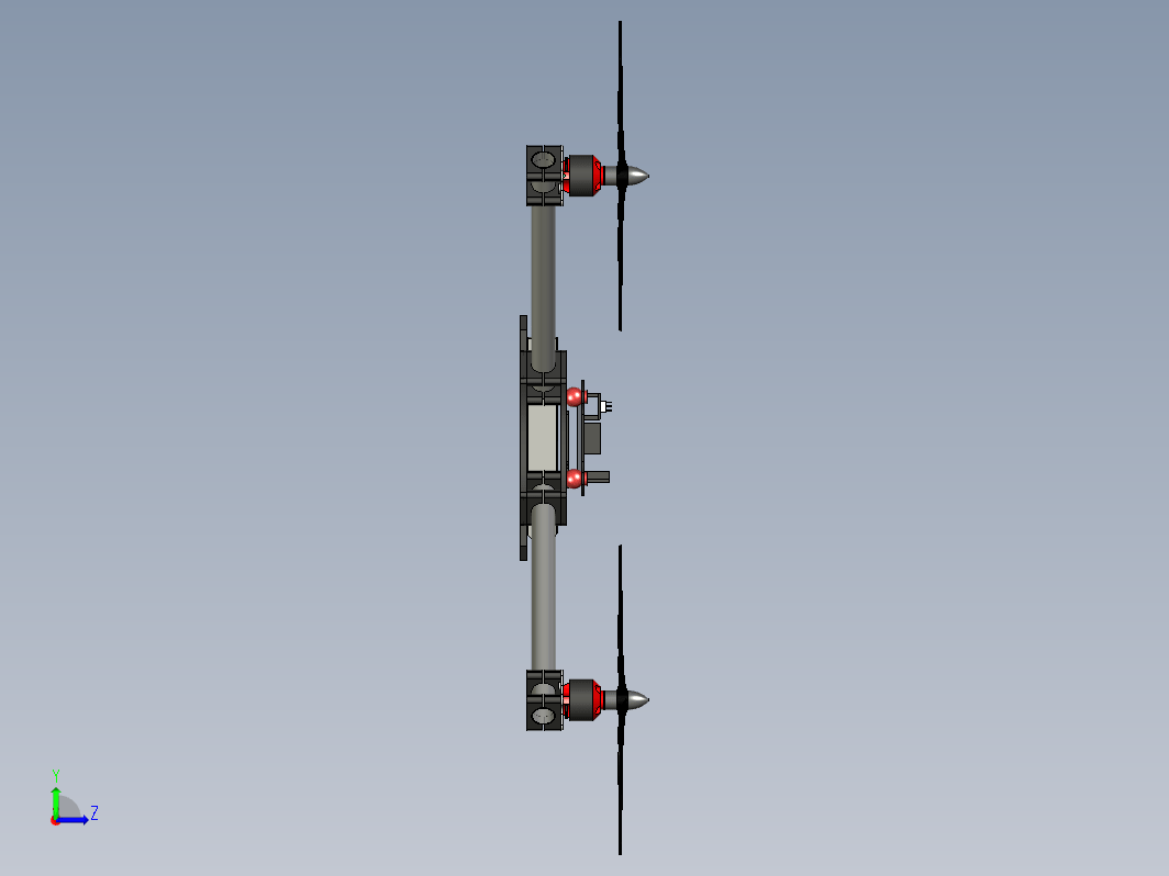 简易无人机四旋翼机机架 Drone quadcopter frame