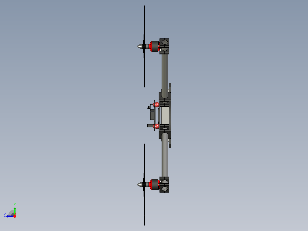 简易无人机四旋翼机机架 Drone quadcopter frame