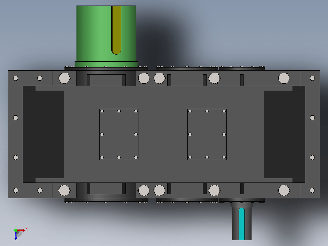 reductor gearbox二级斜齿轮减速箱