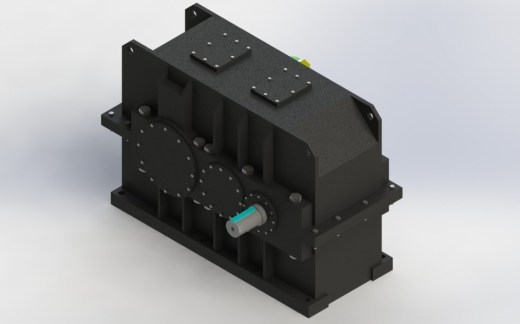 reductor gearbox二级斜齿轮减速箱缩略图